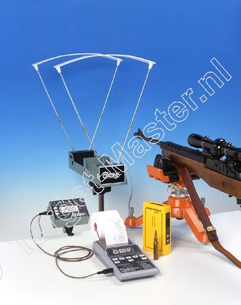Shooting Chrony    -  Snelheid Meter  -  type Gamma Master Chrony  -  Afstandsbediening  -  inclusief Ballistic Printer